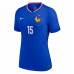 Camiseta Francia Marcus Thuram #15 Primera Equipación para mujer Eurocopa 2024 manga corta